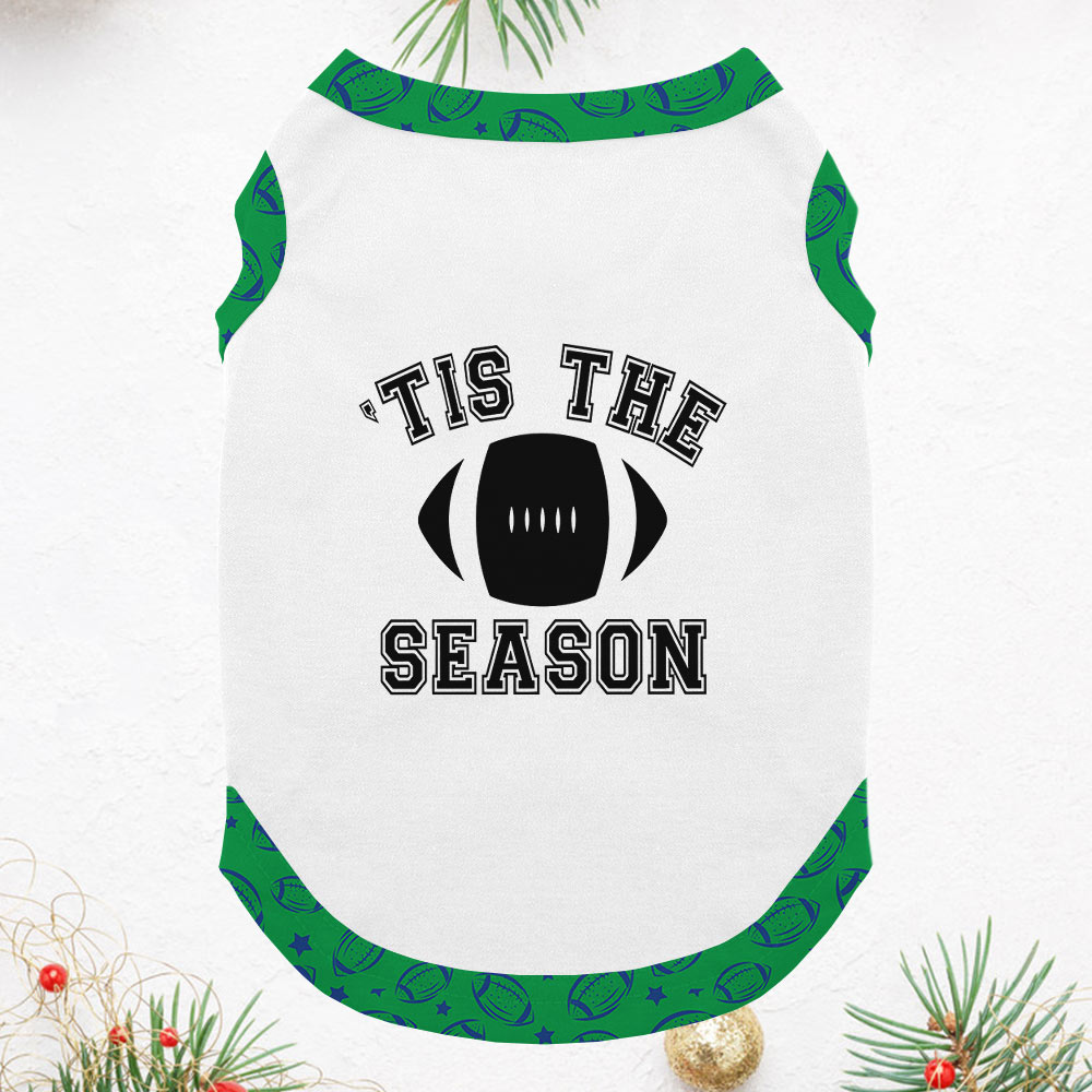 Custom Name And Number Christmas Raglan Pajamas For Football Teams With Pockets Custom Name And Number Christmas Raglan Pajamas For Football Teams With Pockets