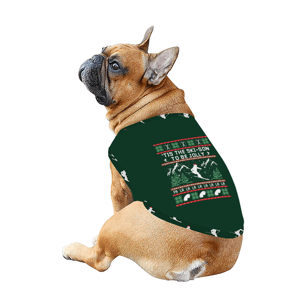 Matching Family Ski Pajamas With Handy Pockets And Saying Tis The Skison To Be Jolly Matching Family Ski Pajamas With Handy Pockets And Saying Tis The Skison To Be Jolly