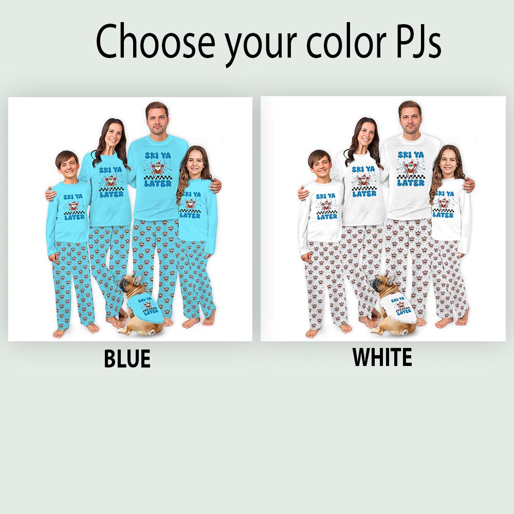 Ski Ya Later Christmas Family Vacation Plus Size Family Pajamas Ski Ya Later Christmas Family Vacation Plus Size Family Pajamas