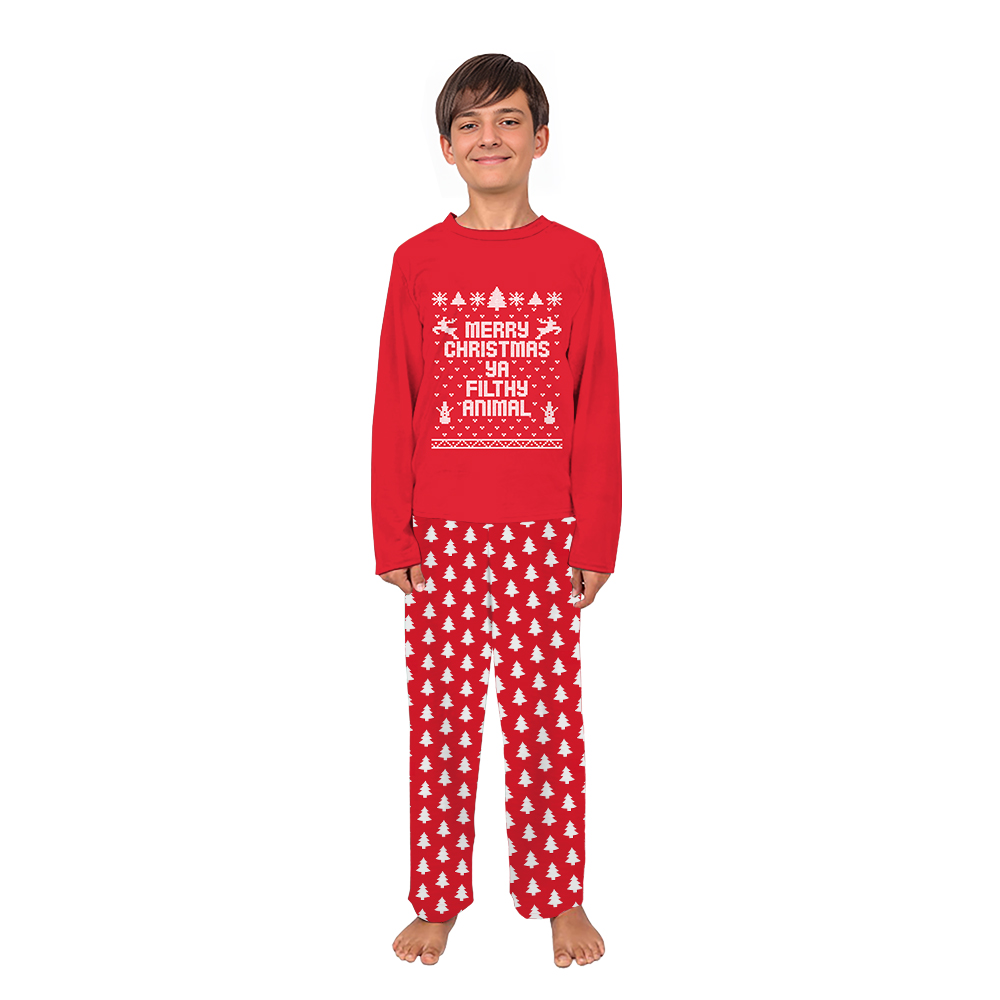 Home Alone Merry Christmas Ya Filthy Animal Pajamas Matching Family Home Alone Merry Christmas Ya Filthy Animal Pajamas Matching Family