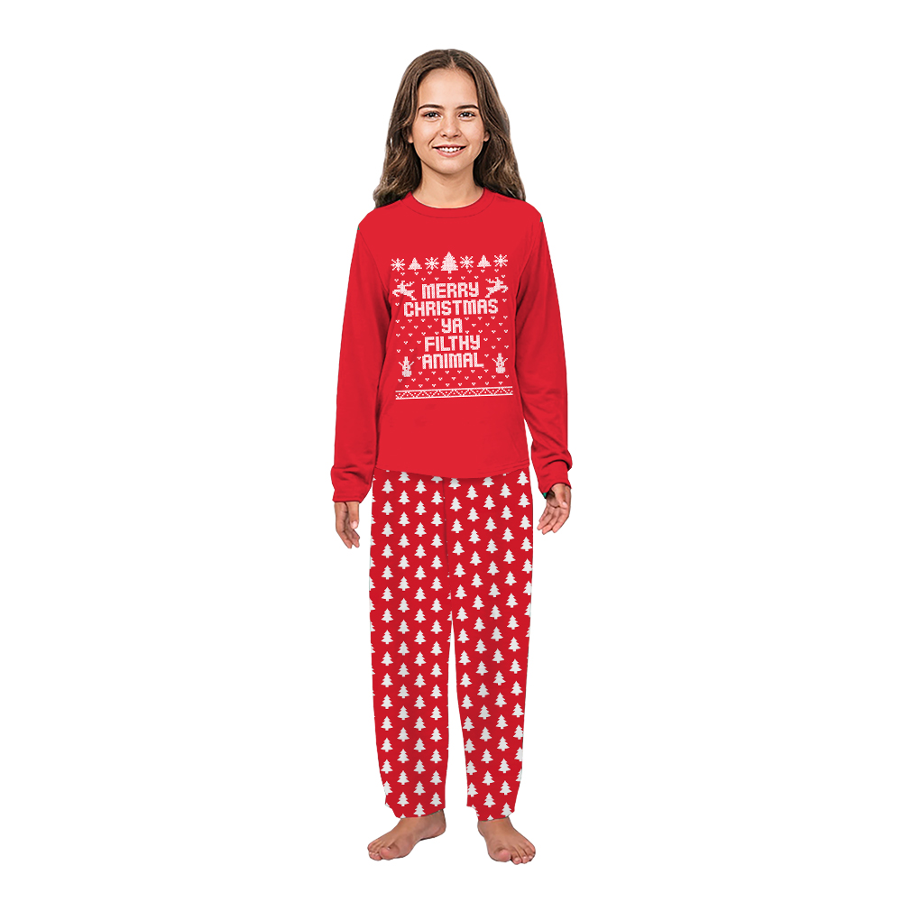 Home Alone Merry Christmas Ya Filthy Animal Pajamas Matching Family Home Alone Merry Christmas Ya Filthy Animal Pajamas Matching Family