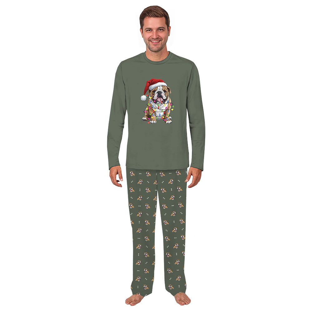 English Bulldog Christmas Pajamas With All Sizes Guaranteed English Bulldog Christmas Pajamas With All Sizes Guaranteed