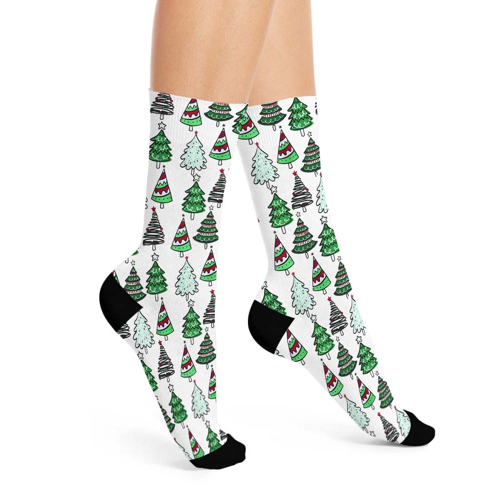 Christmas Tree Matching Socks For Family Christmas Tree Matching Socks For Family
