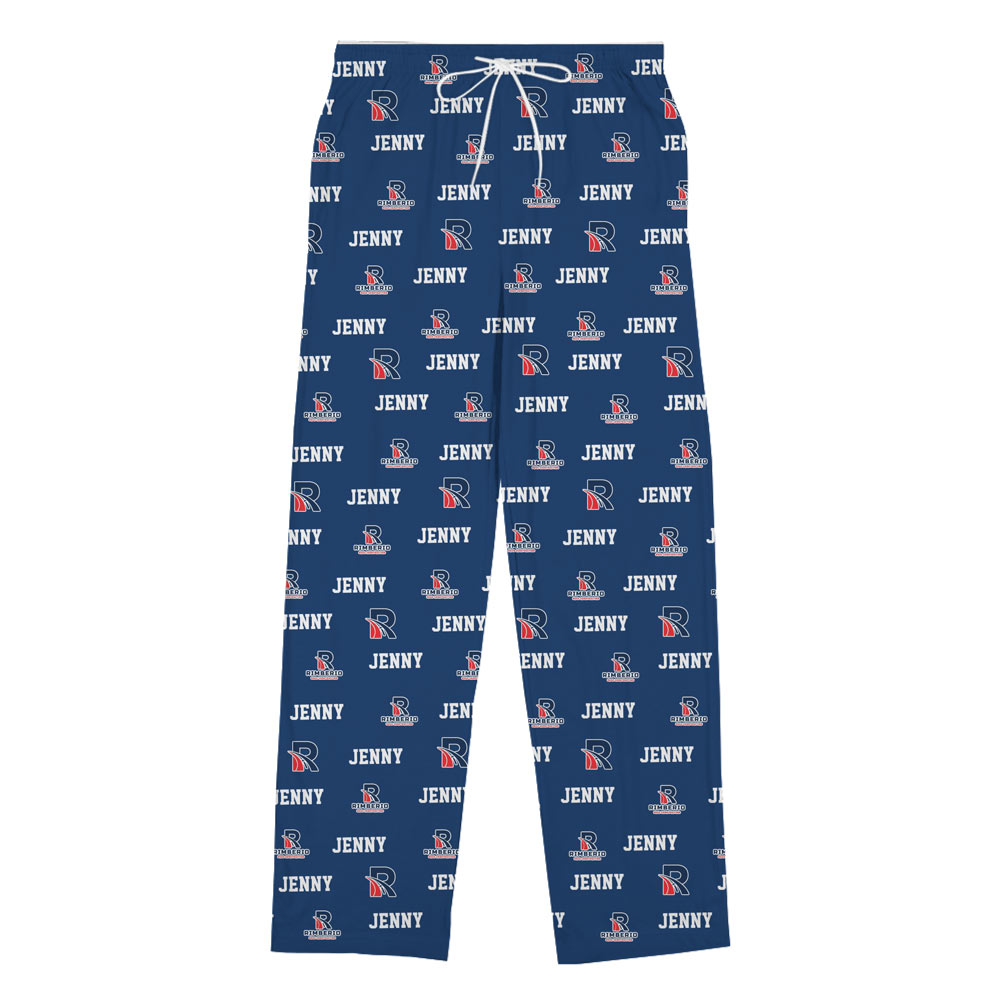 Custom Logo And Text Pajama Pants With Preview Custom Logo And Text Pajama Pants With Preview