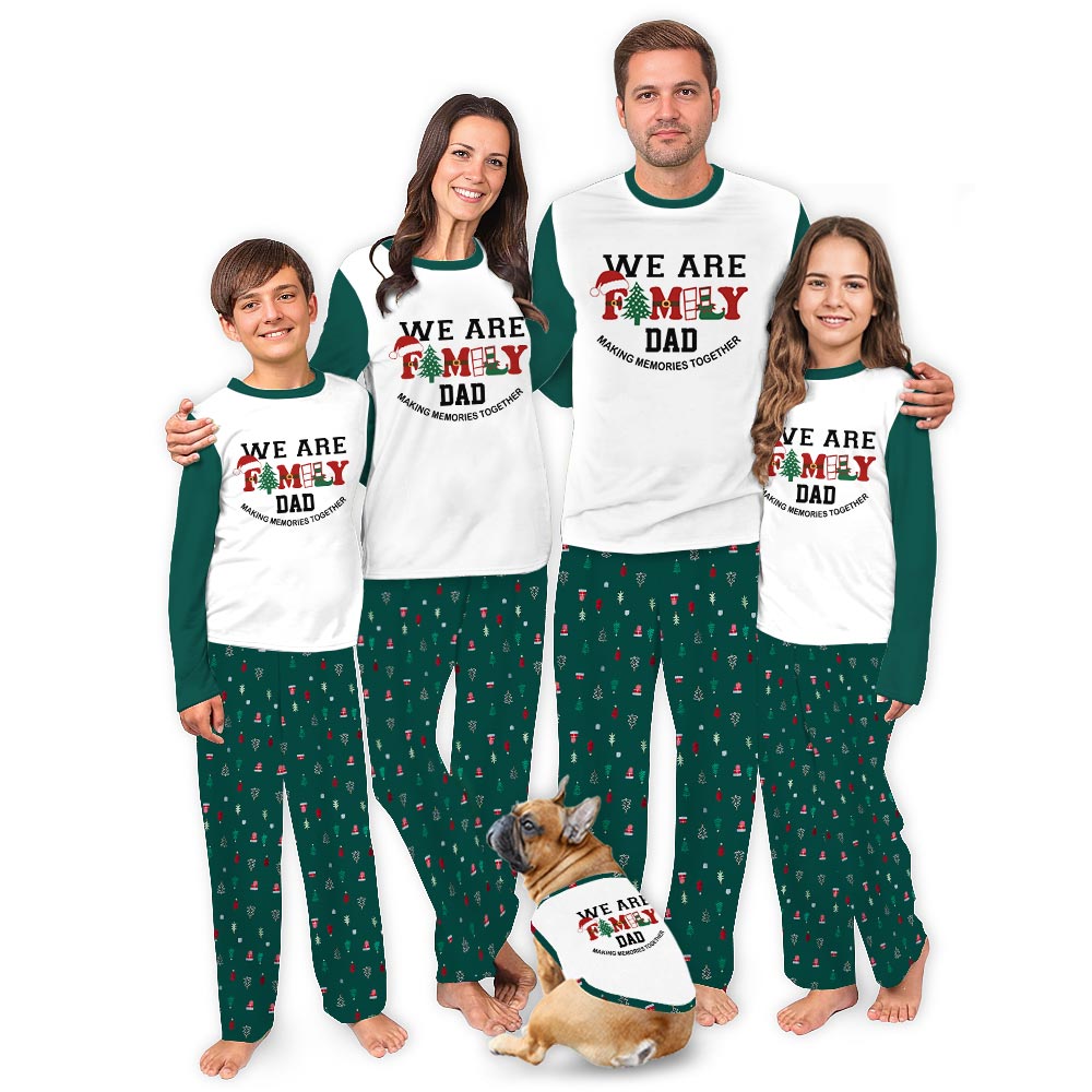 Custom Making Memories We Are Family Plus Size Matching Pajamas Custom Making Memories We Are Family Plus Size Matching Pajamas