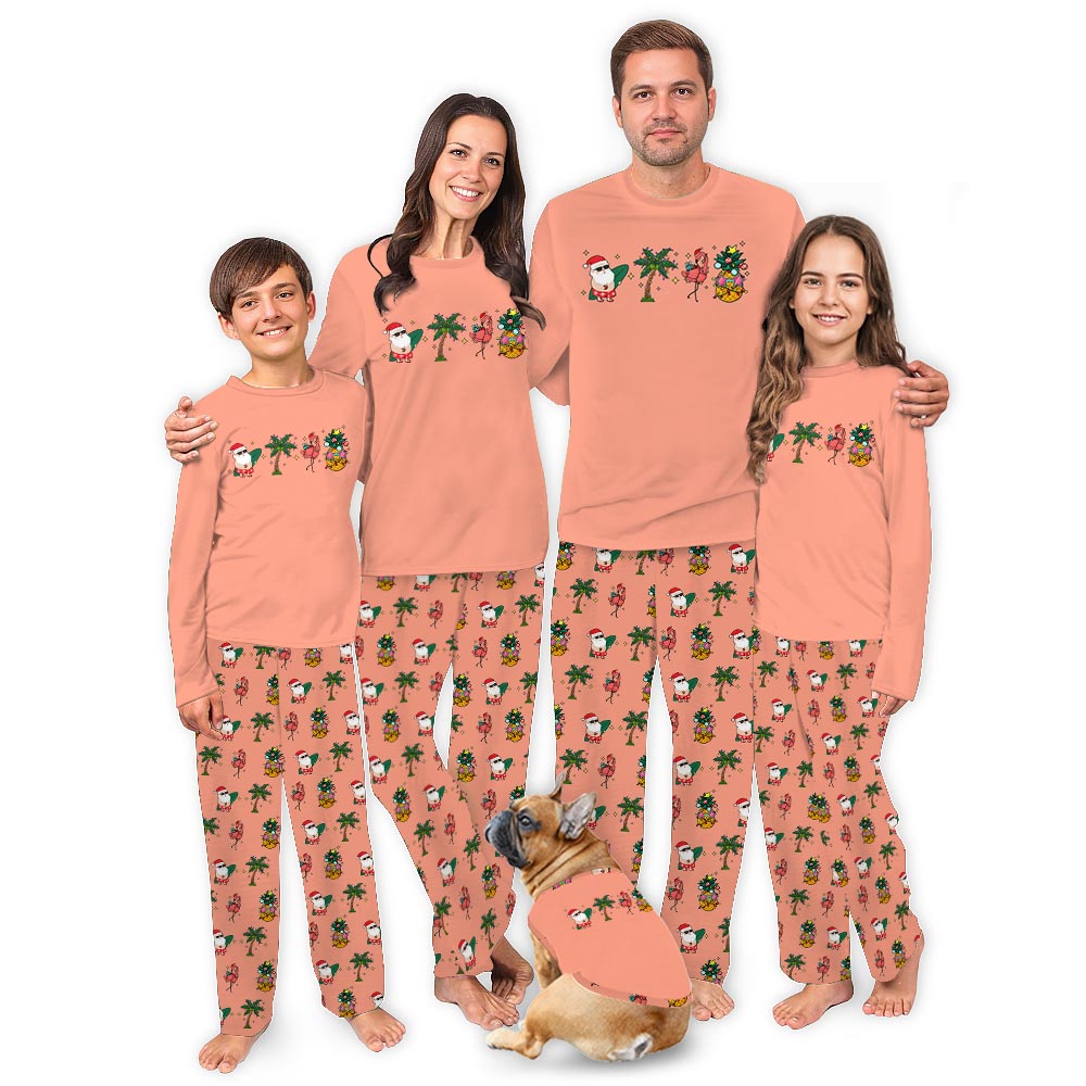 Tropical Vacation Theme Plus Size Christmas Pajamas Tropical Vacation Theme Plus Size Christmas Pajamas
