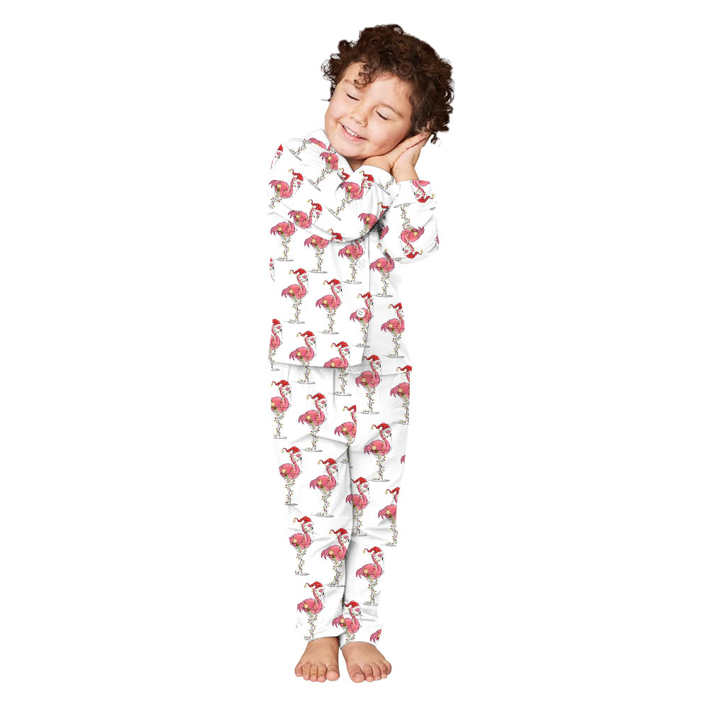 Flamingo Family Christmas Pajamas With Custom Name Guaranteed Flamingo Family Christmas Pajamas With Custom Name Guaranteed