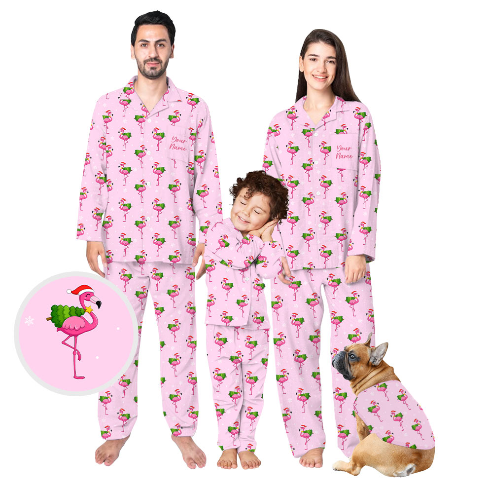 Custom Flamingo Ladies Pyjamas With Plus Sizes Guaranteed Custom Flamingo Ladies Pyjamas With Plus Sizes Guaranteed