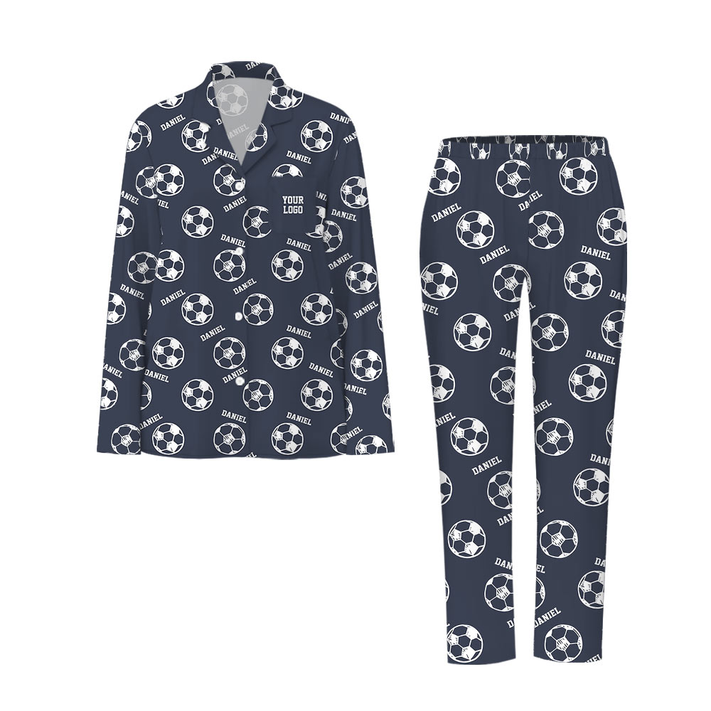 Personalized Christmas Soccer Pajamas With Plus And Pet Sizes Guaranteed Personalized Christmas Soccer Pajamas With Plus And Pet Sizes Guaranteed