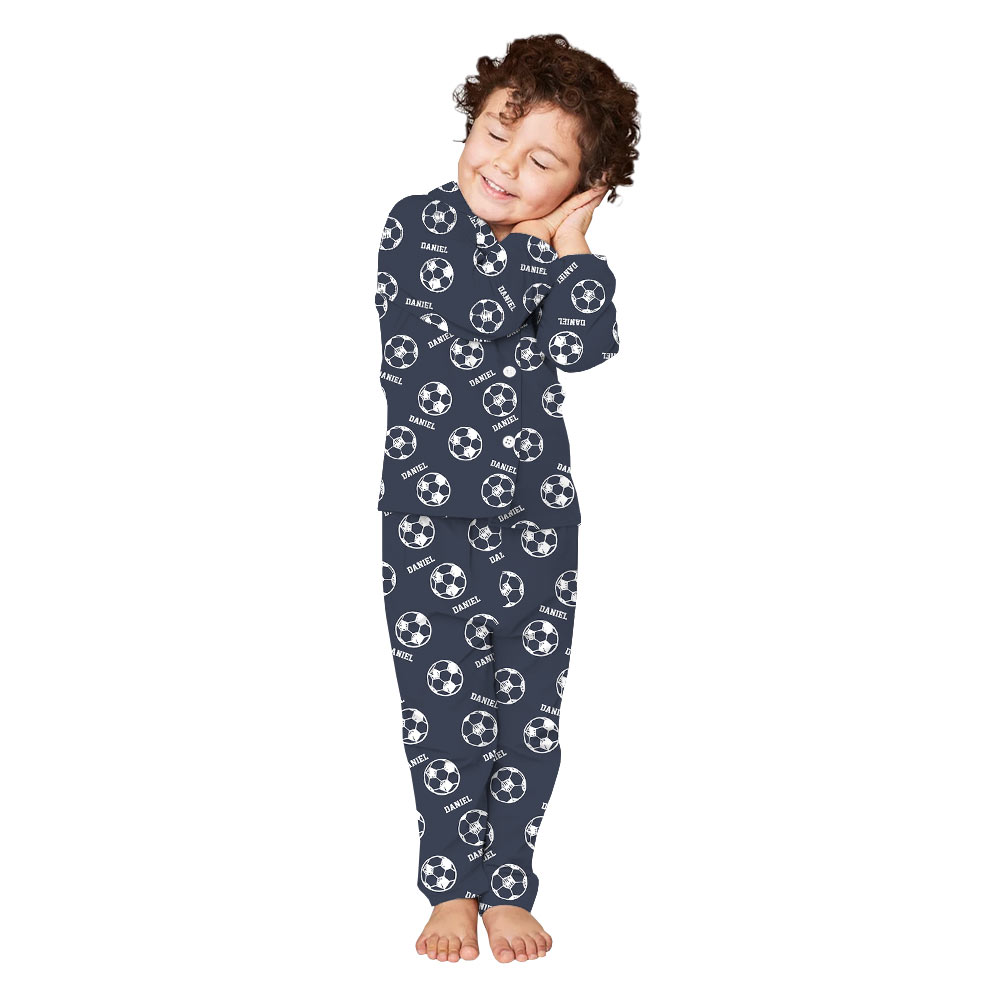 Personalized Christmas Soccer Pajamas With Plus And Pet Sizes Guaranteed Personalized Christmas Soccer Pajamas With Plus And Pet Sizes Guaranteed