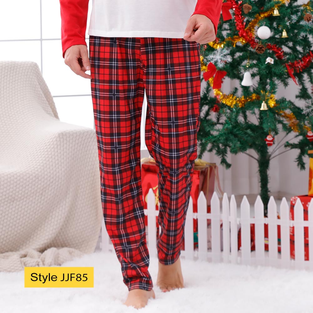 Matching Christmas Pajama Pants, Sizes Kid-Men 6XL Matching Christmas Pajama Pants, Sizes Kid-Men 6XL