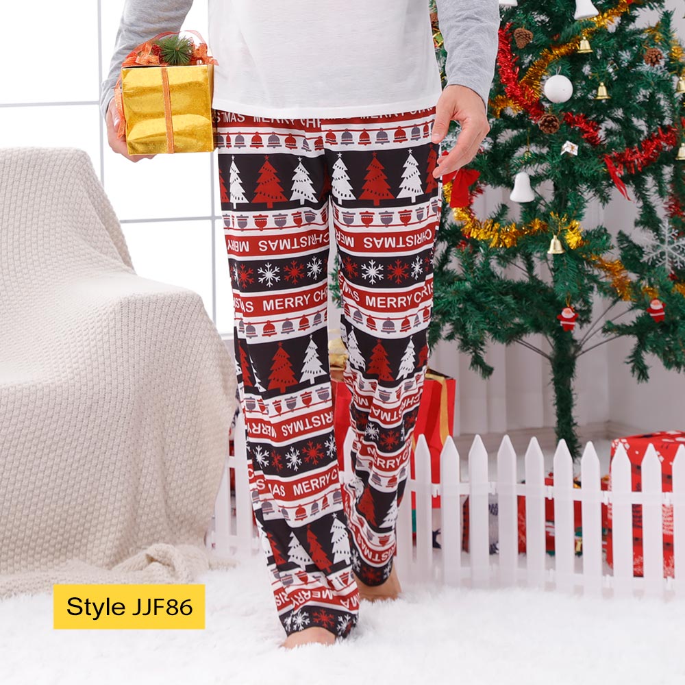 Matching Christmas Pajama Pants, Sizes Kid-Men 6XL Matching Christmas Pajama Pants, Sizes Kid-Men 6XL