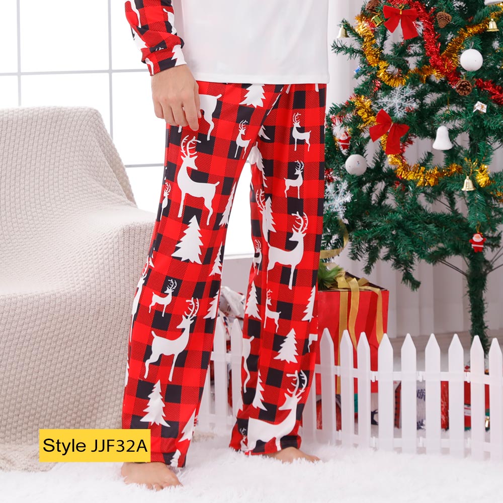 Matching Christmas Pajama Pants, Sizes Kid-Men 6XL Matching Christmas Pajama Pants, Sizes Kid-Men 6XL