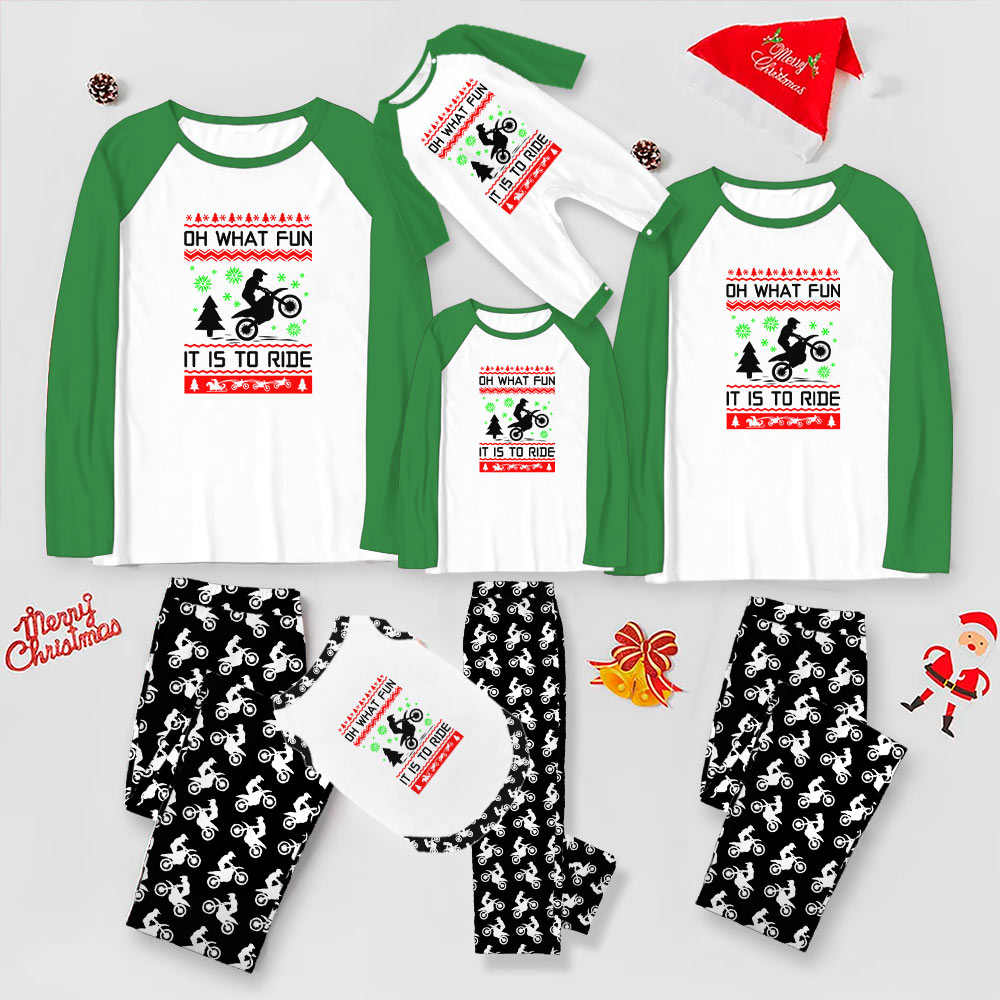 Christmas Motocross Pajamas For Family All Sizes Approved Christmas Motocross Pajamas For Family All Sizes Approved