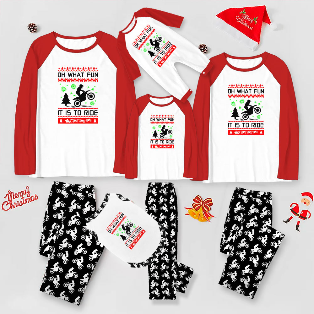 Christmas Motocross Pajamas For Family All Sizes Approved Christmas Motocross Pajamas For Family All Sizes Approved