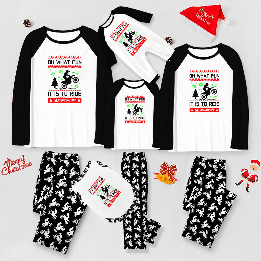 Christmas Motocross Pajamas For Family All Sizes Approved Christmas Motocross Pajamas For Family All Sizes Approved