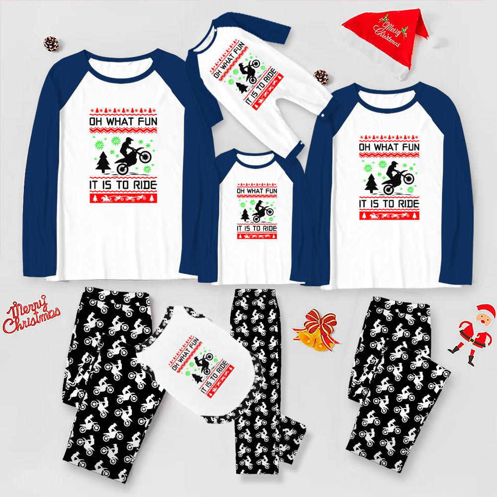 Christmas Motocross Pajamas For Family All Sizes Approved Christmas Motocross Pajamas For Family All Sizes Approved