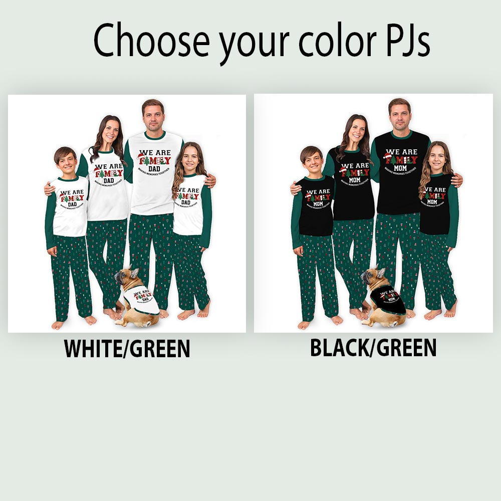 Custom Making Memories We Are Family Plus Size Matching Pajamas Custom Making Memories We Are Family Plus Size Matching Pajamas