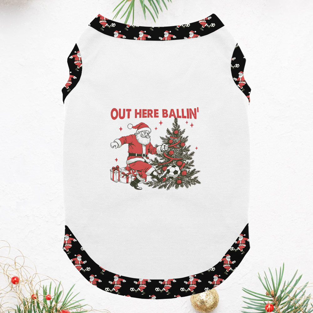 Energetic Soccer Santa Matching Family Christmas Jammies Energetic Soccer Santa Matching Family Christmas Jammies