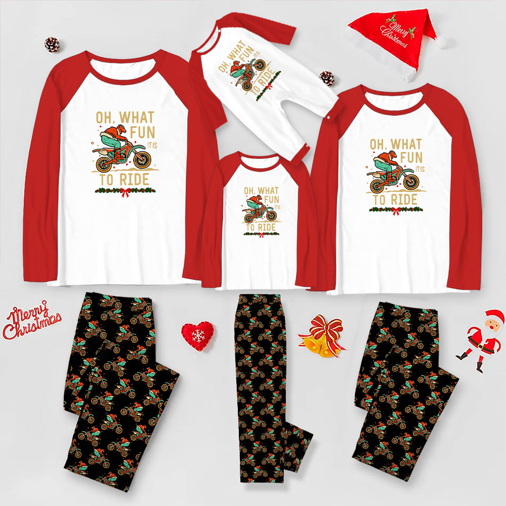 Off-road Motorcycle Christmas Pajamas For The Adventurous Crews Off-road Motorcycle Christmas Pajamas For The Adventurous Crews