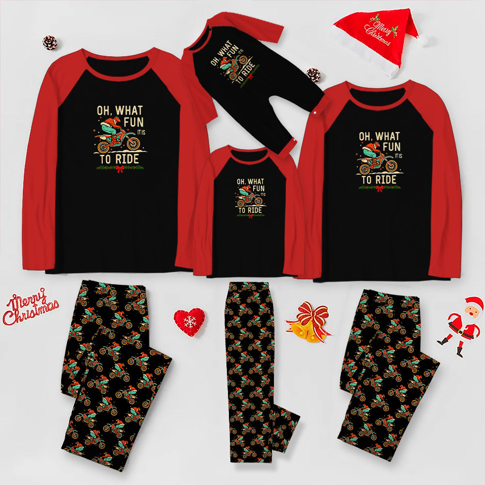 Off-road Motorcycle Christmas Pajamas For The Adventurous Crews Off-road Motorcycle Christmas Pajamas For The Adventurous Crews