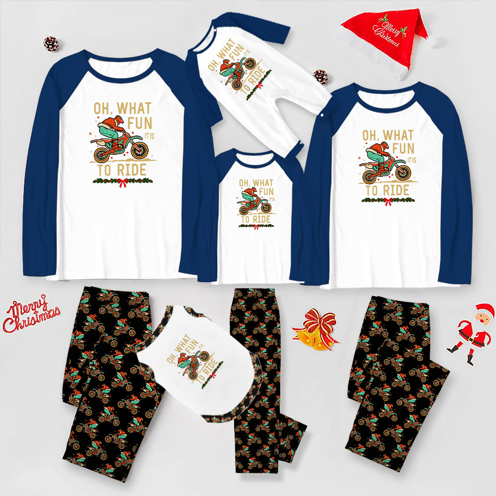 Off-road Motorcycle Christmas Pajamas For The Adventurous Crews Off-road Motorcycle Christmas Pajamas For The Adventurous Crews