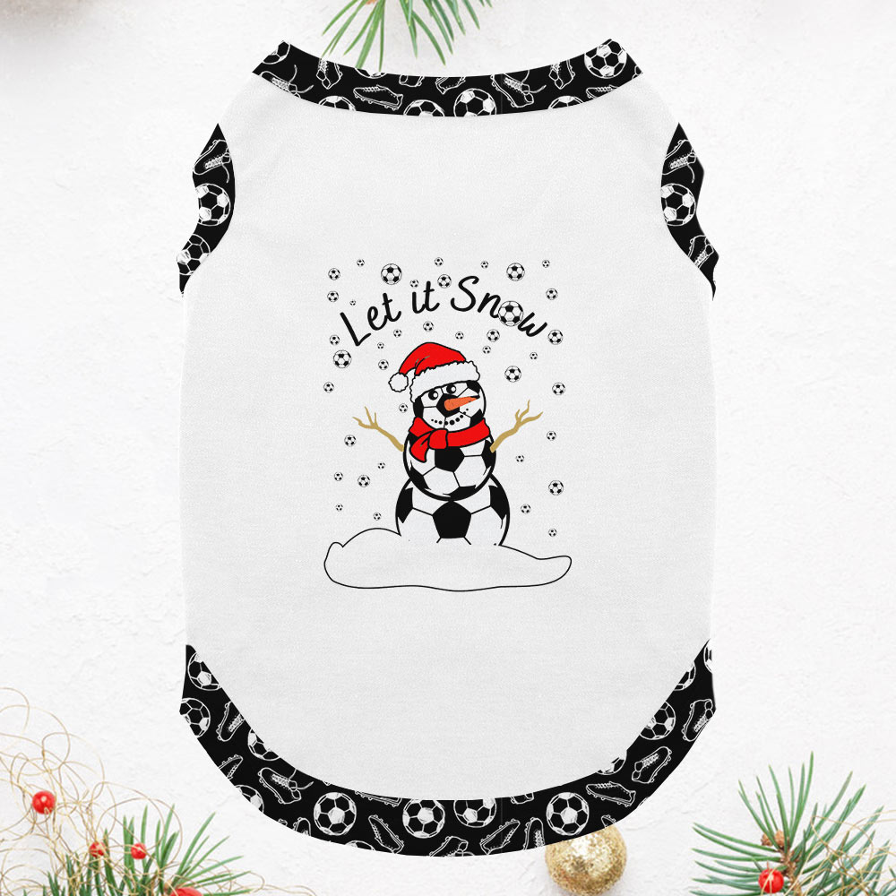 Adorable Snowman Soccer Christmas Pajamas With Raglan Polyester Shirts Adorable Snowman Soccer Christmas Pajamas With Raglan Polyester Shirts