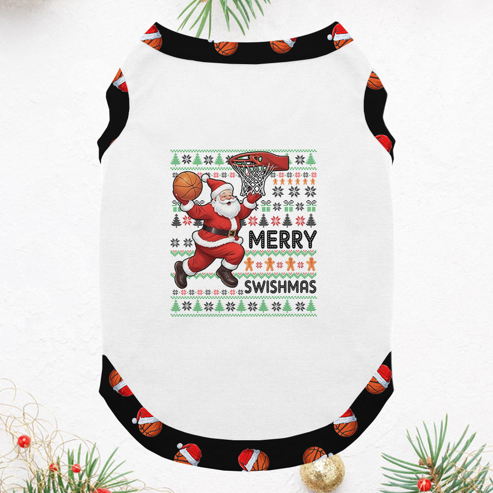 Santa Playing Basketball Christmas Pajamas For Family Plus Sizes Santa Playing Basketball Christmas Pajamas For Family Plus Sizes