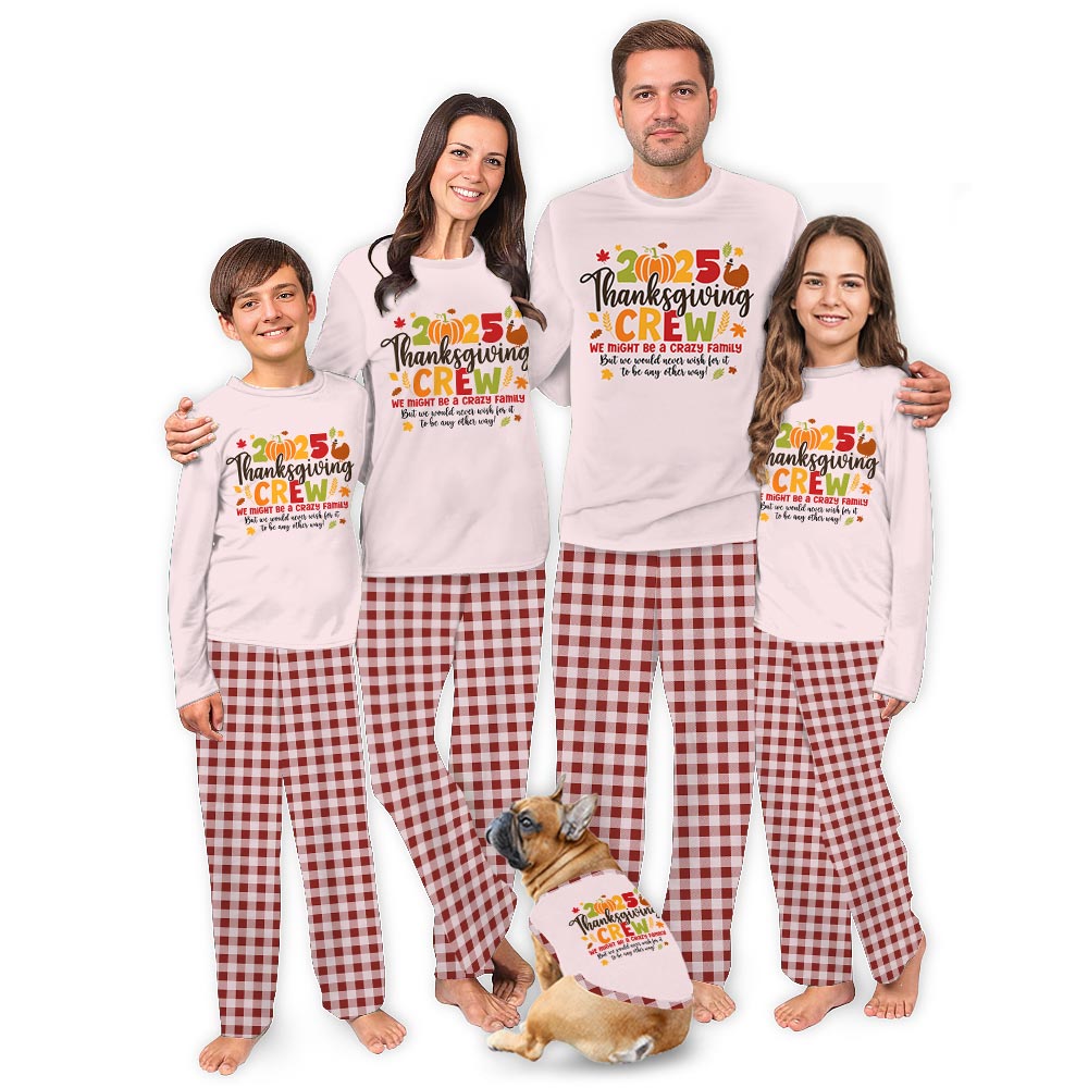 Thanksgiving Family Reunion Year Custom Holiday Pajamas Thanksgiving Family Reunion Year Custom Holiday Pajamas
