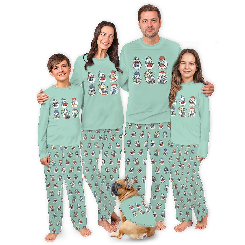 Book Lover Gift Christmas Family Pajamas And Dog Book Lover Gift Christmas Family Pajamas And Dog