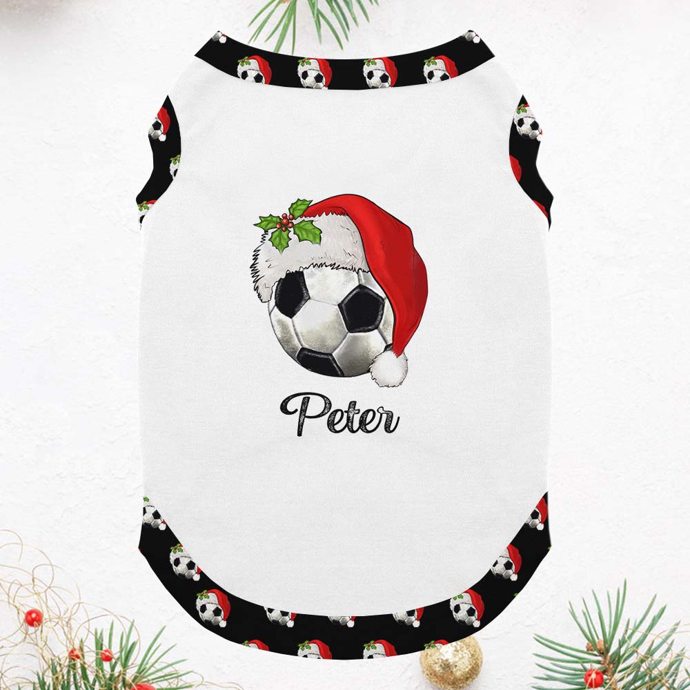 Personalized Soccer Themed Christmas Pajamas Personalized Soccer Themed Christmas Pajamas