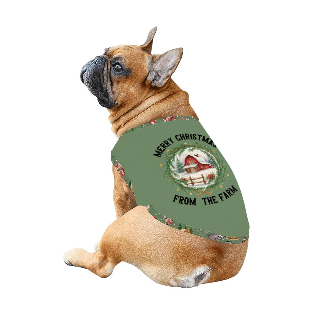 Merry Christmas From The Farm Family Jammies With Dog Merry Christmas From The Farm Family Jammies With Dog