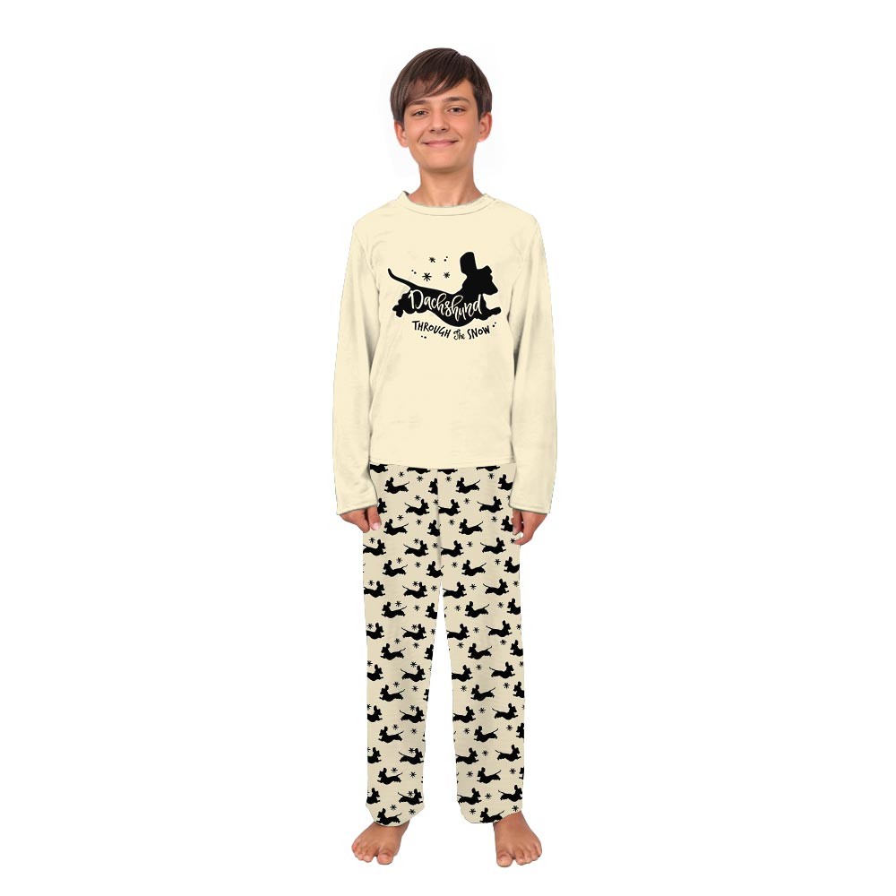 Dachshund Through The Snow Funny Dog Pajamas Family Dachshund Through The Snow Funny Dog Pajamas Family