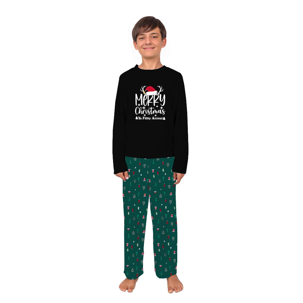 Merry Christmas Ya Filthy Animal Pjs for the Family and Dog Merry Christmas Ya Filthy Animal Pjs for the Family and Dog