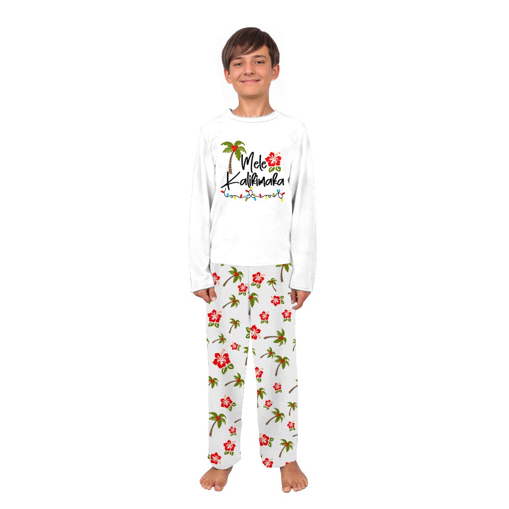 Mele Kalikimaka and Christmas Theme Matching Christmas PJs For Dogs Mele Kalikimaka and Christmas Theme Matching Christmas PJs For Dogs