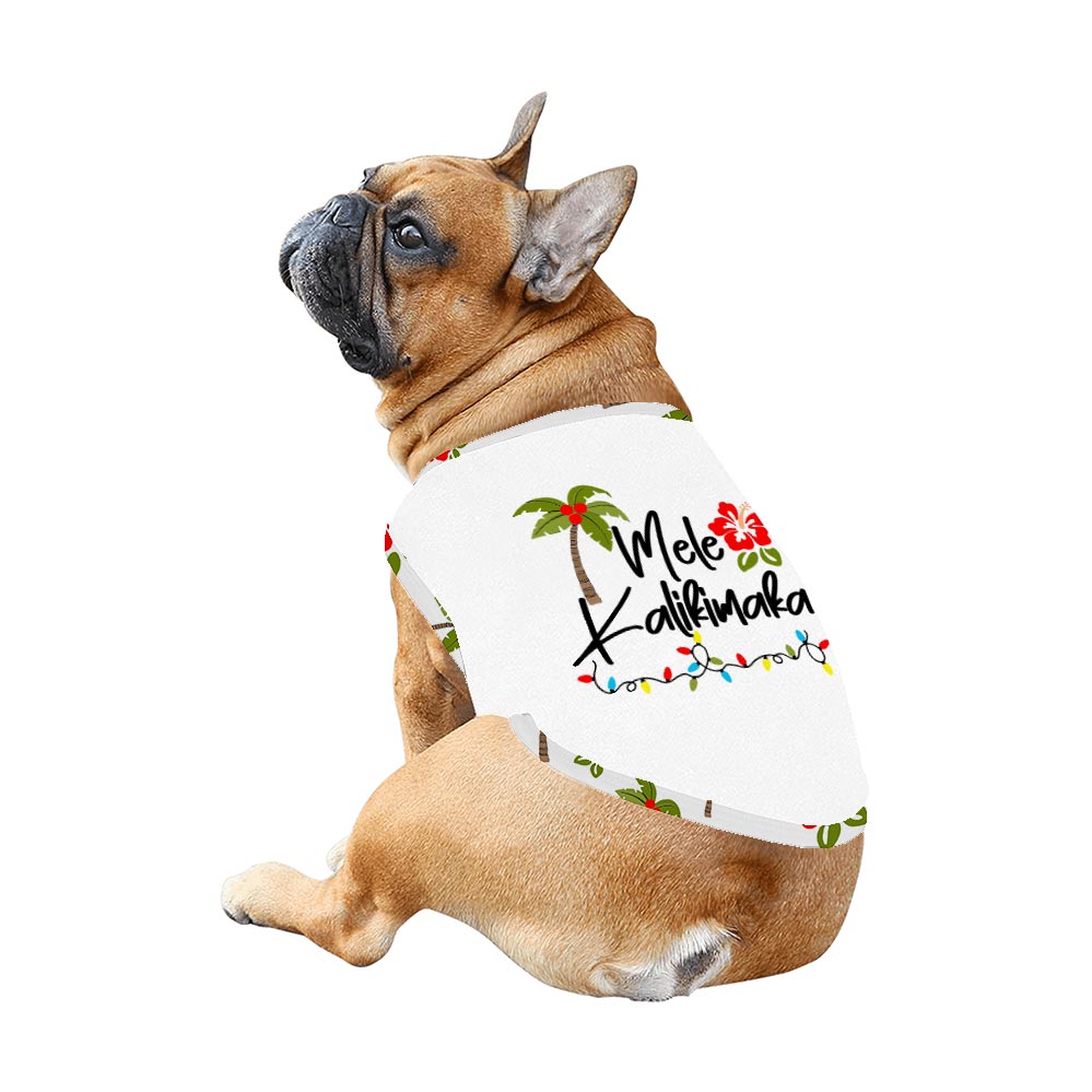 Mele Kalikimaka and Christmas Theme Matching Christmas PJs For Dogs Mele Kalikimaka and Christmas Theme Matching Christmas PJs For Dogs