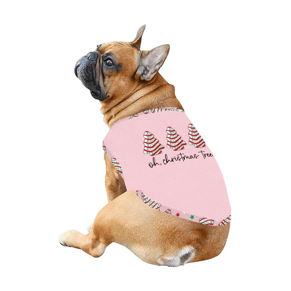 Pink Christmas Tree Cake Dog Family Matching Pajamas Pink Christmas Tree Cake Dog Family Matching Pajamas