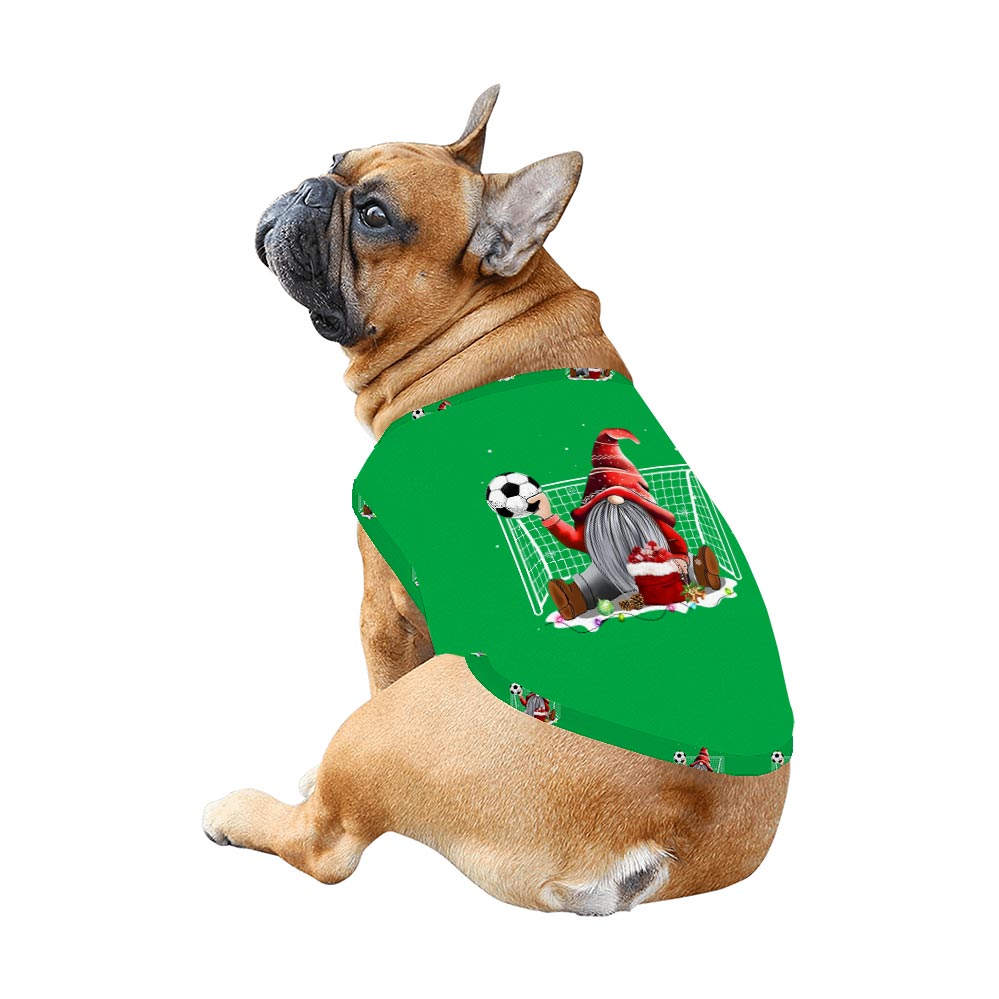 Gnome Playing Christmas Soccer People And Dog Matching Pajamas Gnome Playing Christmas Soccer People And Dog Matching Pajamas
