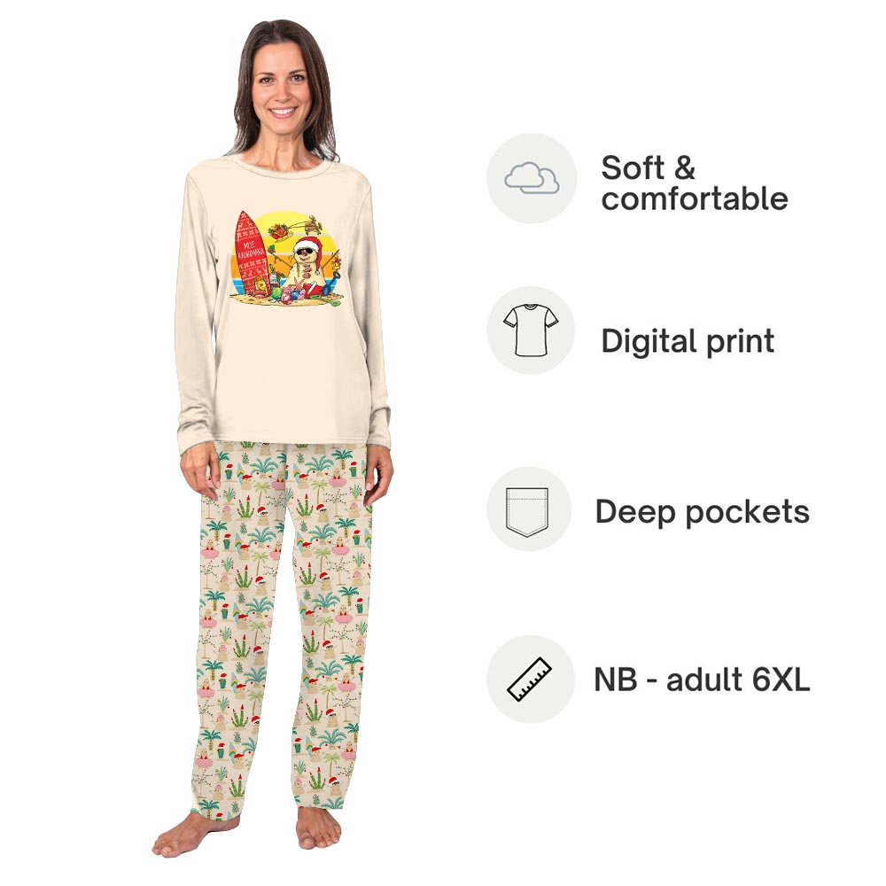 Mele Kalikimaka Snowman Christmas Matching PJs Family And Dog Mele Kalikimaka Snowman Christmas Matching PJs Family And Dog