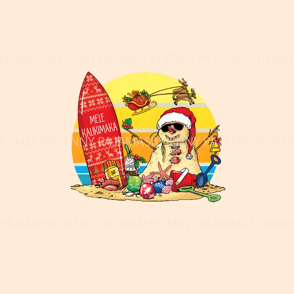 Mele Kalikimaka Snowman Christmas Matching PJs Family And Dog Mele Kalikimaka Snowman Christmas Matching PJs Family And Dog