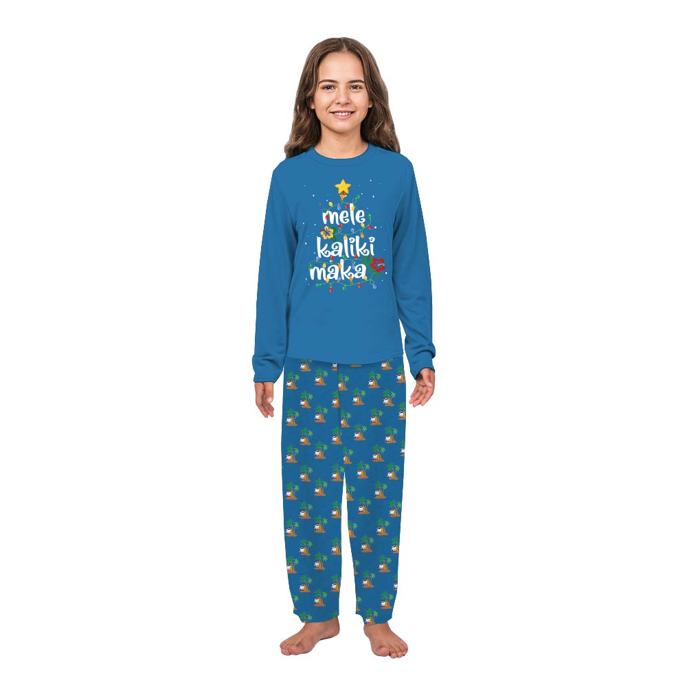 Tropical Hawaiian Christmas Saying Matching PJs Family And Dog Tropical Hawaiian Christmas Saying Matching PJs Family And Dog