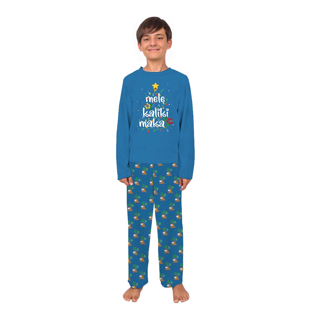 Tropical Hawaiian Christmas Saying Matching PJs Family And Dog Tropical Hawaiian Christmas Saying Matching PJs Family And Dog