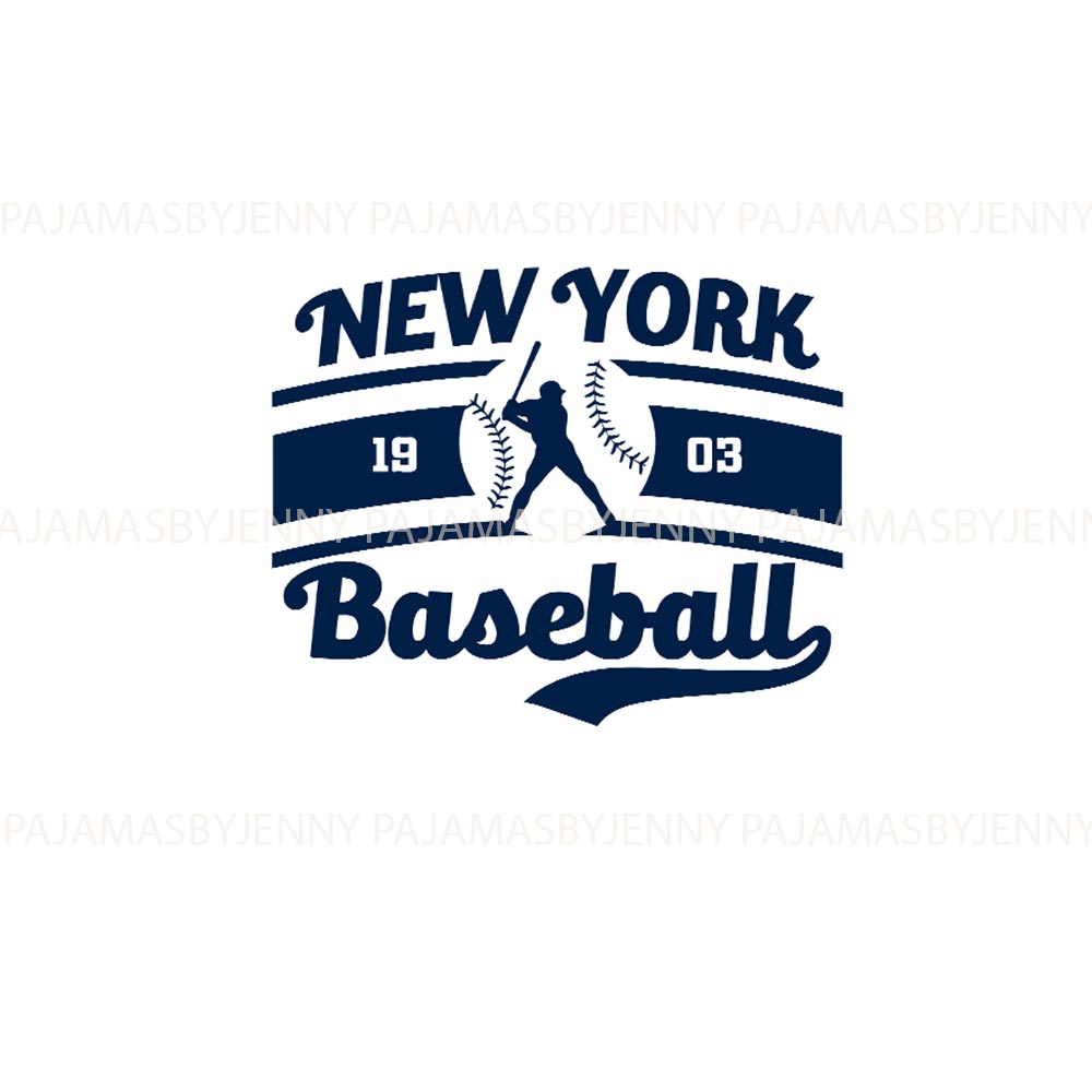 White New York Yankees Baseball Dog And Me Matching Pajamas