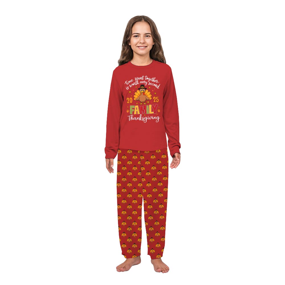 Funny Thanksgiving Party Year Personalized Family Pajama Sets Funny Thanksgiving Party Year Personalized Family Pajama Sets