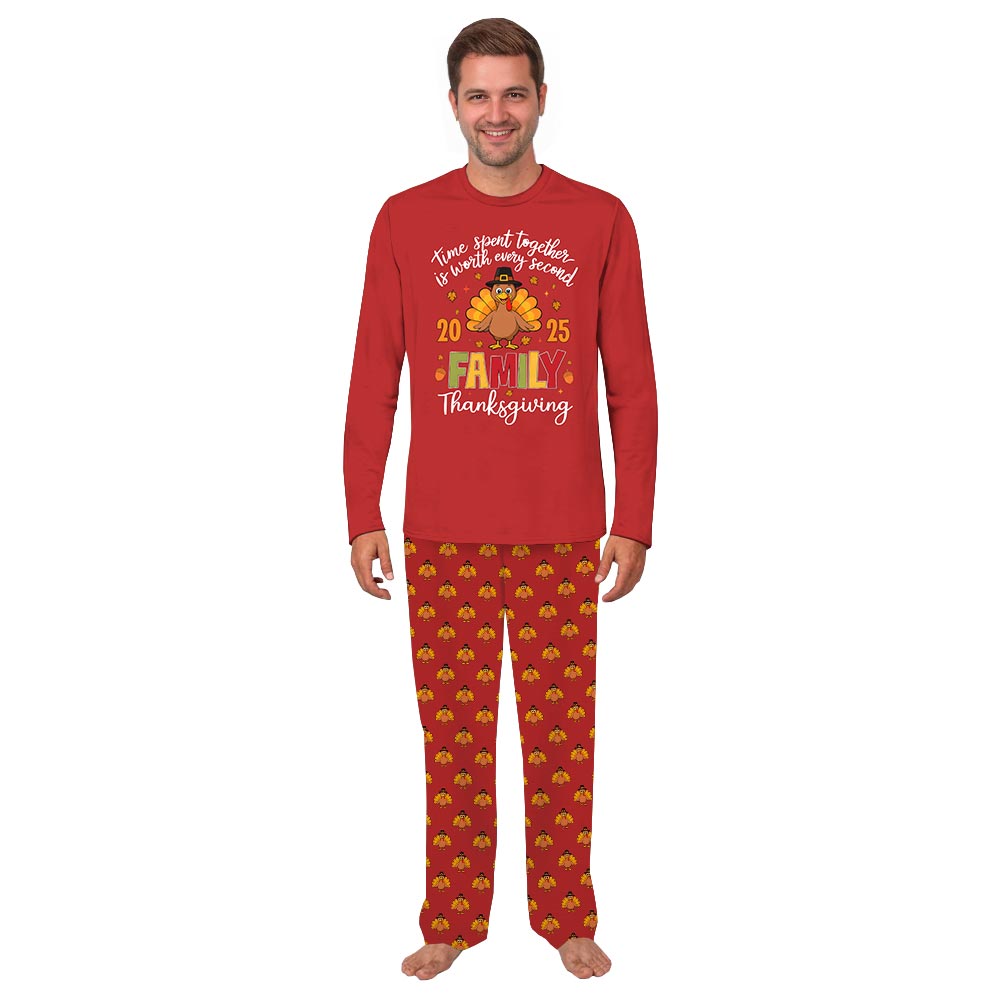 Funny Thanksgiving Party Year Personalized Family Pajama Sets Funny Thanksgiving Party Year Personalized Family Pajama Sets