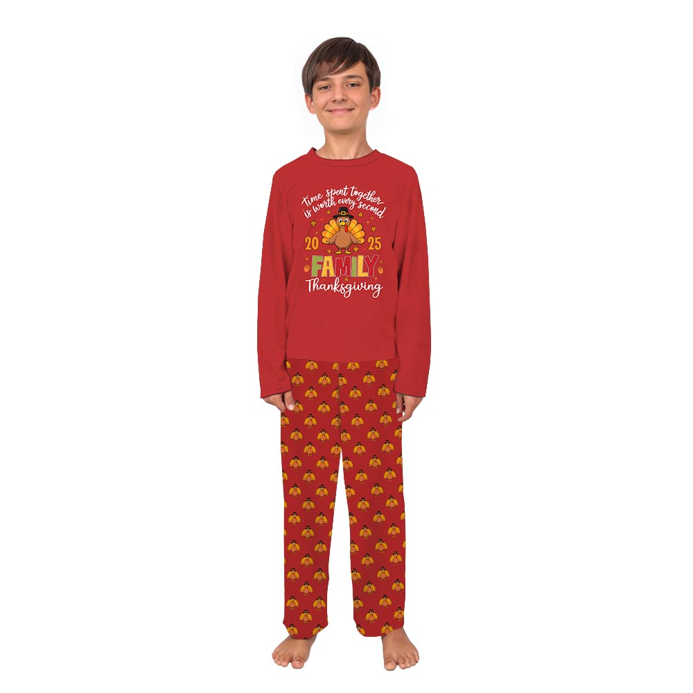 Funny Thanksgiving Party Year Personalized Family Pajama Sets Funny Thanksgiving Party Year Personalized Family Pajama Sets