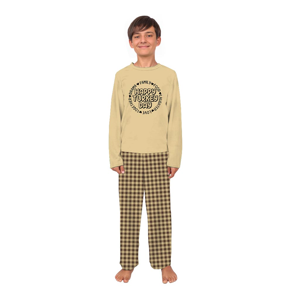 Thanksgiving Family Reunion Quote Holiday Pajamas Thanksgiving Family Reunion Quote Holiday Pajamas