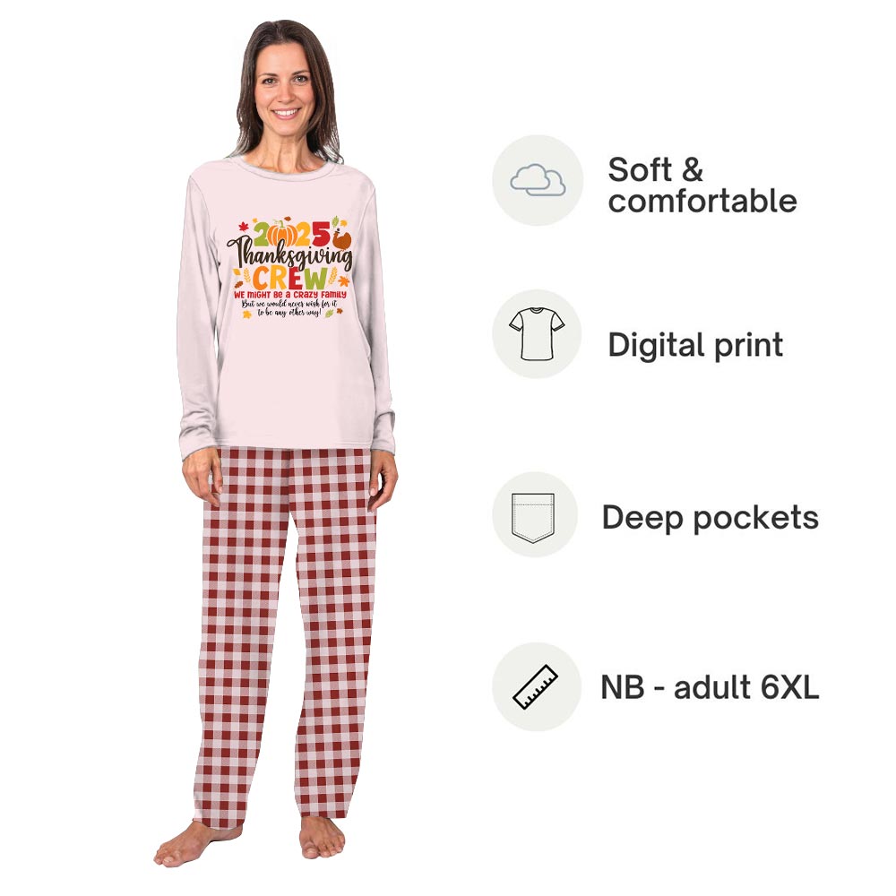 Thanksgiving Family Reunion Year Custom Holiday Pajamas Thanksgiving Family Reunion Year Custom Holiday Pajamas