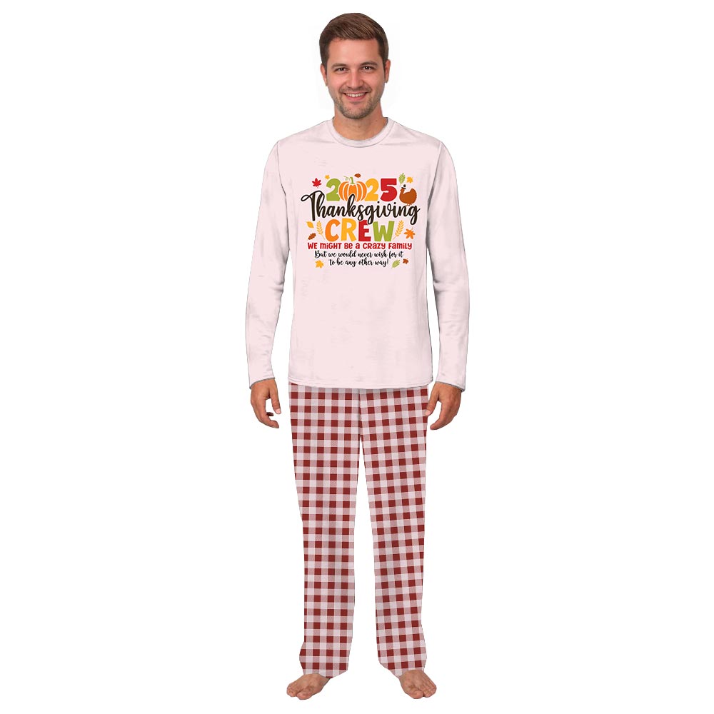 Thanksgiving Family Reunion Year Custom Holiday Pajamas Thanksgiving Family Reunion Year Custom Holiday Pajamas