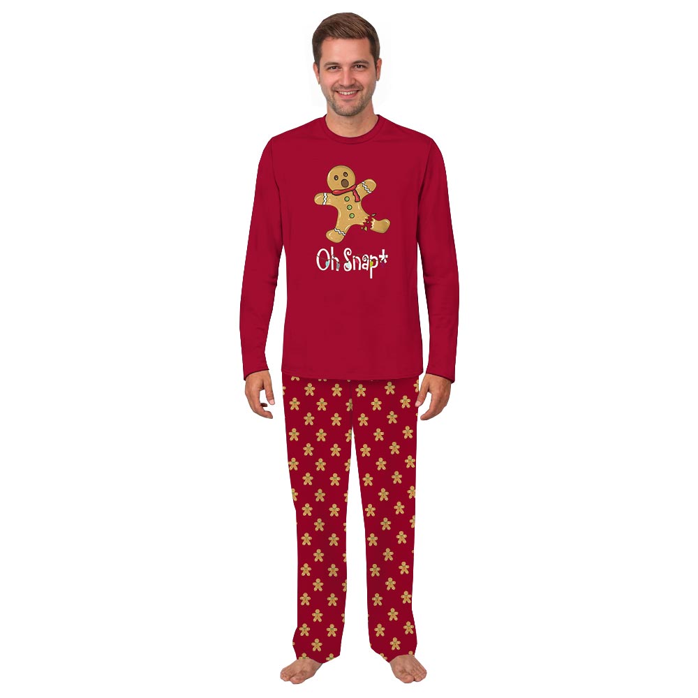 Red Oh Snap Gingerbread Quote Matching Christmas With Dog Pajamas Red Oh Snap Gingerbread Quote Matching Christmas With Dog Pajamas